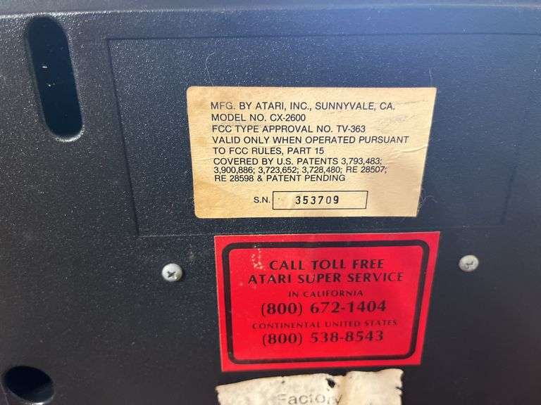 Atari Game System unsure of functionality