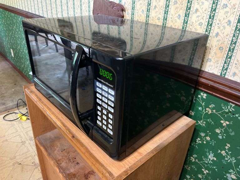 Microwave and Cart