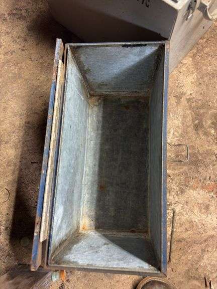 Vintage Lunch Box and file box