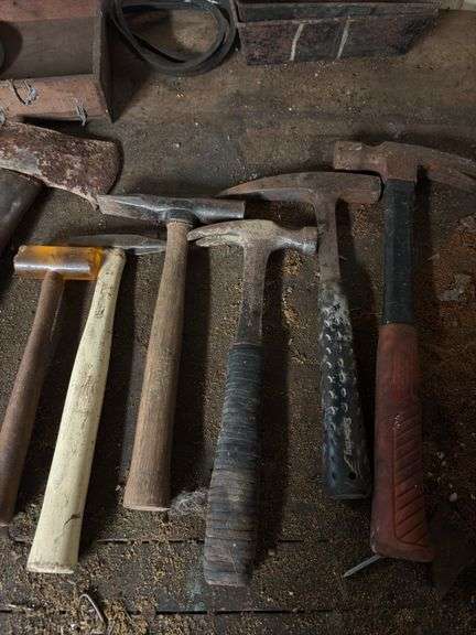 Assorted Hatchets and Hammers