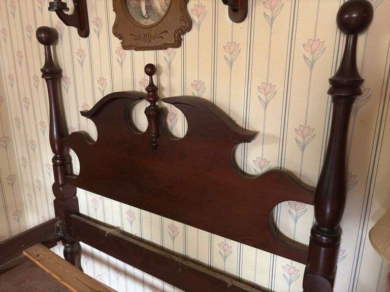 4 post Bed frame - 55”W x 78”L