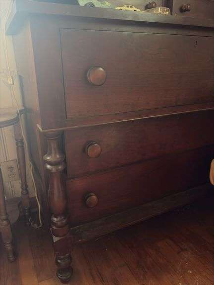 Mirror Top Dresser with Contents - 44”W x 64”H x 21”D