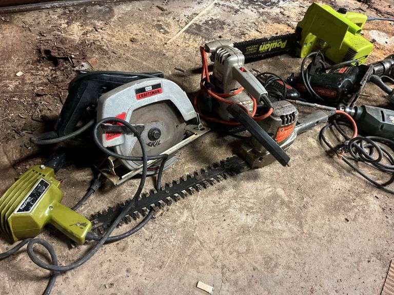 Assorted Electric Power Tools