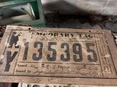 Antique Kentucky License Plates - early 60s