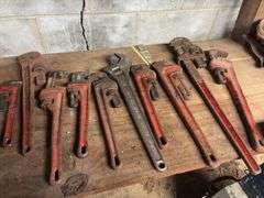 Group of Assorted Pipe Wrenches