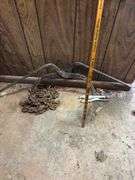 Log chain ice tong ruler