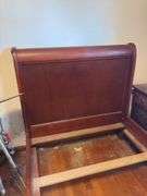 Sleigh Style Bed Frame - 40”W x 77”L