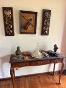Buffet 48”x16”x30” with Contents and Wall Display