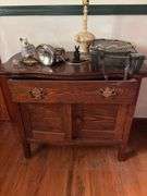 Small Side Table with Contents