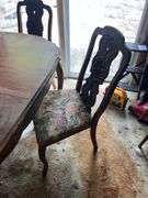 Kitchen Table with Four Chairs 60”x39”x30”