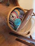 Easel and Basket with Contents
