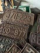 Antique Kentucky License Plates - 1925-1942
