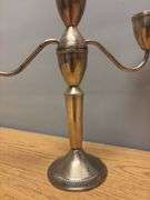 Pair of Sterling Silver Candelabras