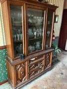 China Cabinet - 50”x15”x71 - contents NOT included