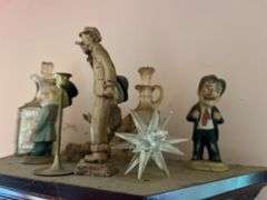 Contents of Cabinet - Assorted Glassware Figurines - Cabinet NOT included