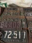 Antique Kentucky License Plates - 1925-1942