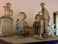 Contents of Cabinet - Assorted Glassware Figurines - Cabinet NOT included