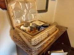 Secretary Desk with Contents - 28”W x 41”H x 26”D