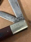 Case XX Pocket Knife, Hibbard Spencer Bartlett Co. Pocket Knife, Assorted Cuff Links, Tie Clips and Display Case