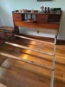 Bed frame and contents - 55.5”W x 78”L