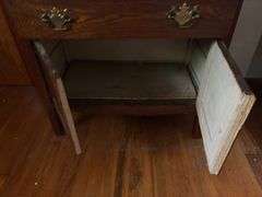 Small Side Table with Contents