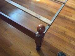 Bed frame and contents - 55.5”W x 78”L