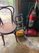 Vacuum Step Stool Jump Starter and Chair