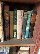 Vintage Books & Contents of Book Shelf