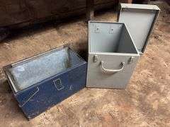 Vintage Lunch Box and file box