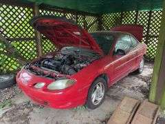 2002 Ford Escort - VIN 3FAFP11322R109704 - 197,776 miles - does not run, no keys, but has clear title - will have to be trailed