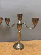 Pair of Sterling Silver Candelabras