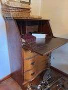 Secretary Desk with Contents - 28”W x 41”H x 26”D