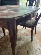 Kitchen Table with Four Chairs 60”x39”x30”
