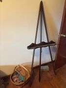 Easel and Basket with Contents
