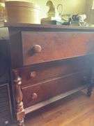 3 Drawer Dresser and Contents - 43”W x 36”H x 21”D