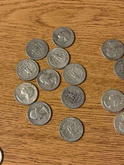 (80) Pre-1964 Washington Quarters