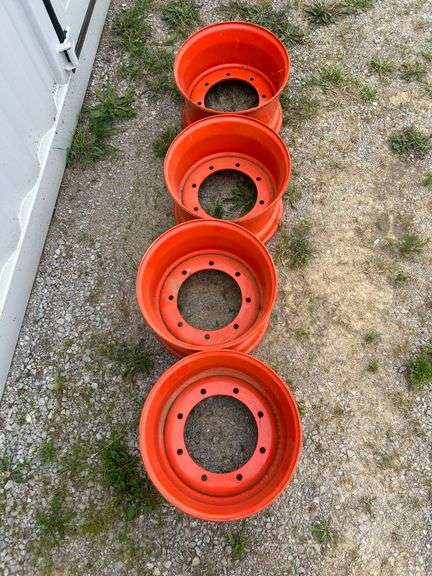 (4) Skid Steer Rims - 16.5 x 9.75