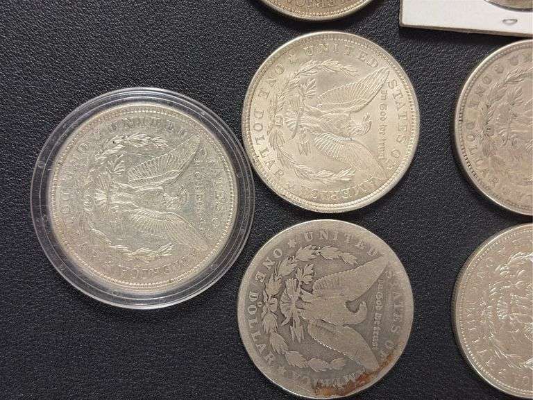 (12) Morgan Silver Dollars - various years