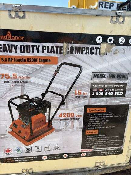 Land Honor Heavy Duty Plate Compactor