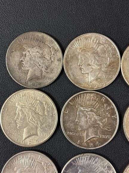 (15) Peace Dollars - various years