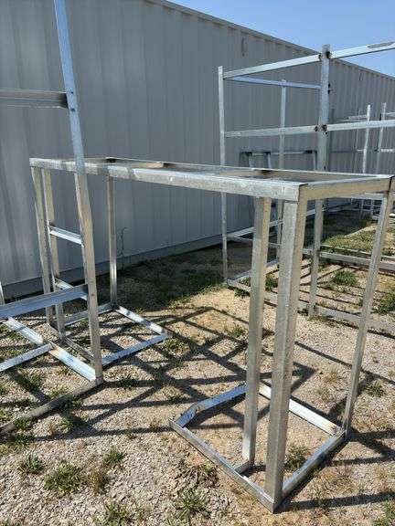 Large Group of Angle Iron Cages/Scrap