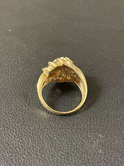 10K Diamond Ring - 6.0g - size 7