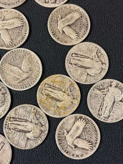 (24) Standing Liberty Quarters - various years