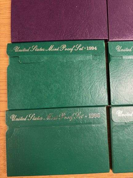 United States Mint Proof Sets - 1971, 87, 91, 92,  93, 94, 96