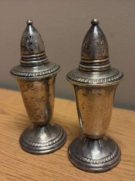 Pair of Sterling Silver Salt & Pepper Shakers