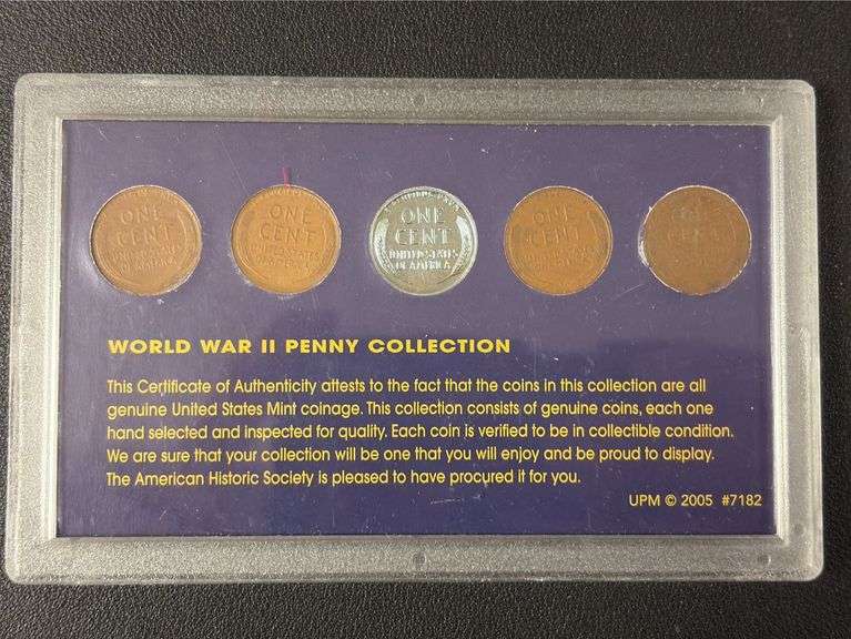 World War 2 Penny Collection