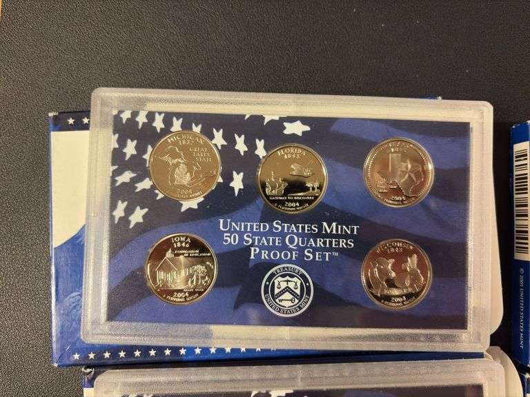 2004-2006 United States Mint 50 State Quarters Proof Sets