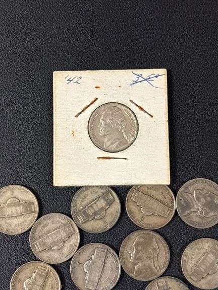 (37) War Time Nickels 1942-1945