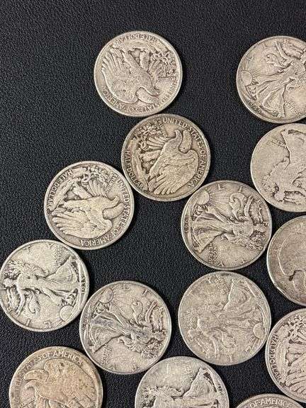 (30) Walking Liberty Half Dollars - various years