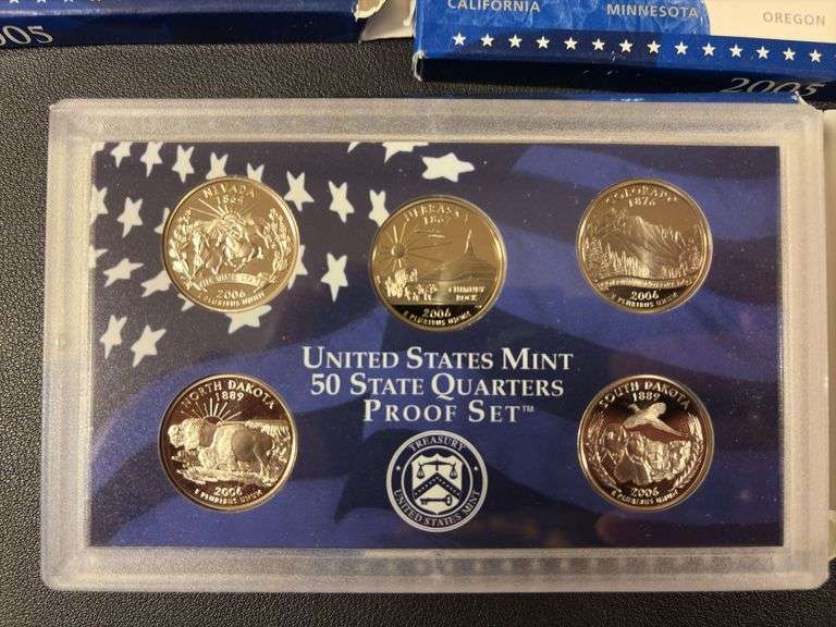 2004-2006 United States Mint 50 State Quarters Proof Sets